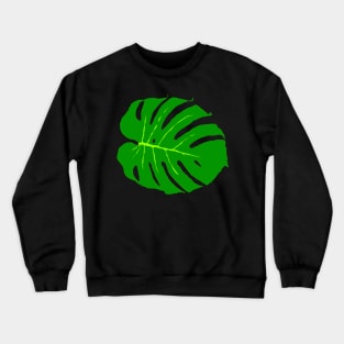 Monstera Leaf Crewneck Sweatshirt